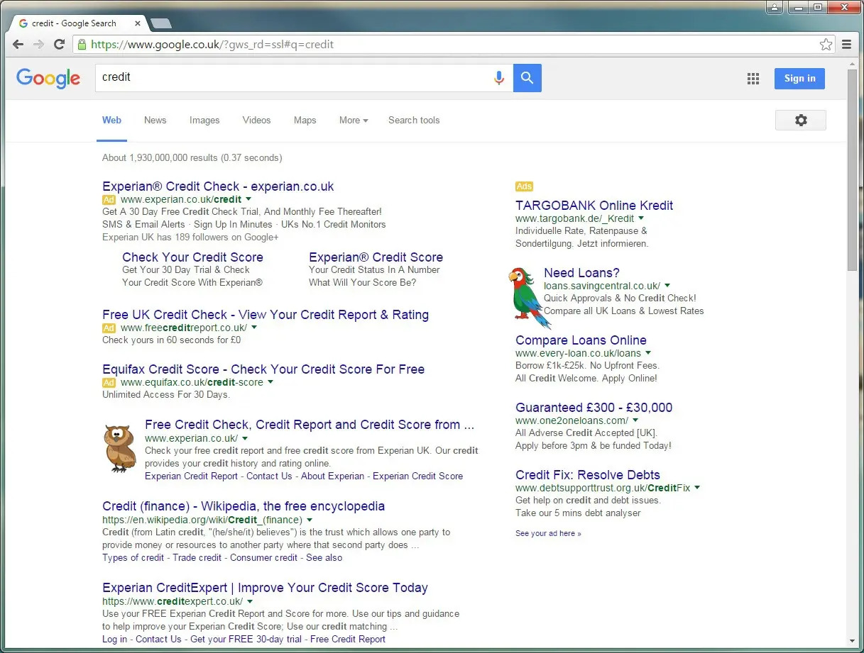 Side pane browser injection example